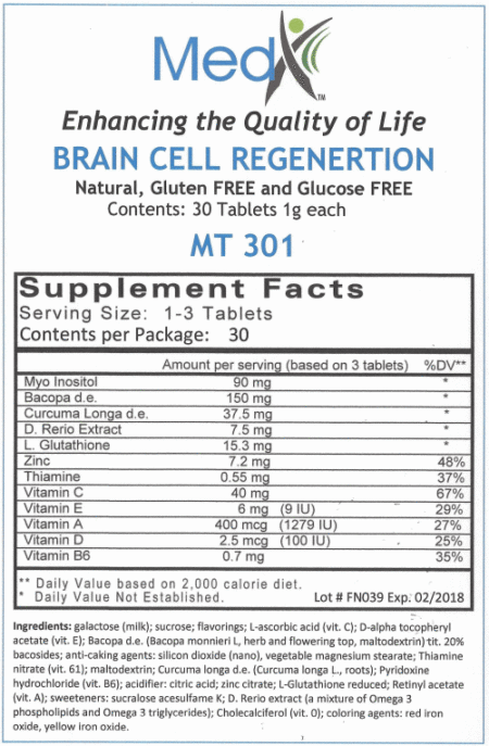 Brain Cell Regeneration MT301